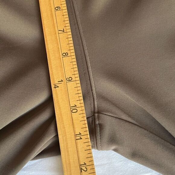 Athleta Delancey Moto‎ Tight Womens Leggings Size S Taupe Zip Ankle/Pockets Work - Picture 12 of 15